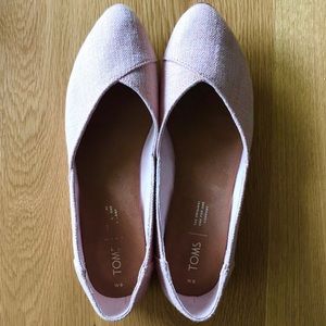 Toms pink Jutti Flats